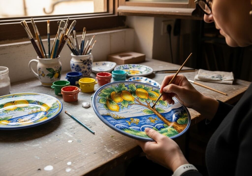 Italian Hand Painted Ceramics From Vietri Artisans Italian Hand Painted Ceramics From Vietri Artisans