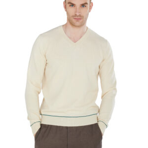 men-sweater-cashmere-V_neck-MARCELLO-dark-cream