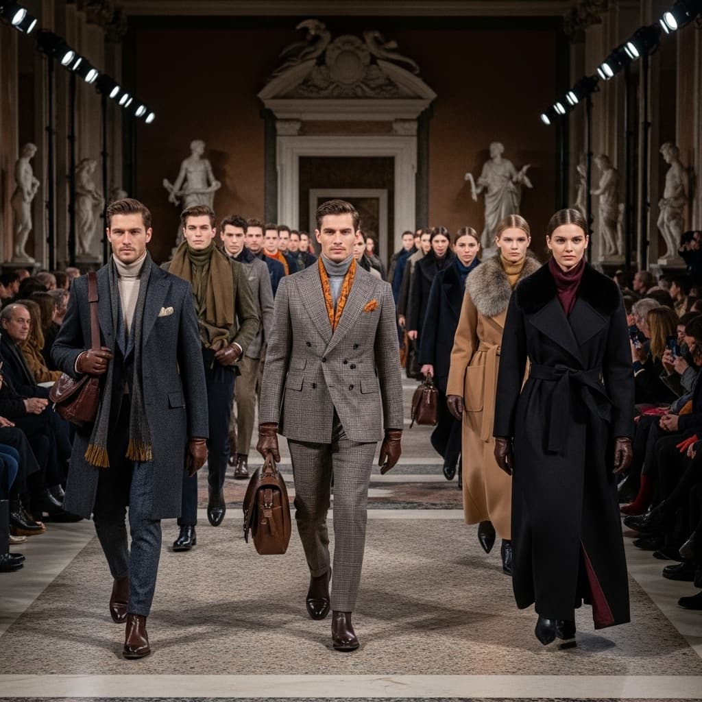 Italian winter men & women - fashion show in the Roman Museum-Italy_Italian fashion style & trends - Lookbook